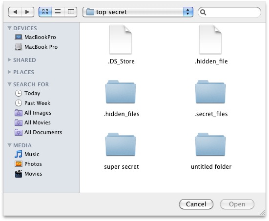 micca media player delete hidden files mac os x